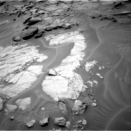 Nasa's Mars rover Curiosity acquired this image using its Right Navigation Camera on Sol 1353, at drive 2000, site number 54