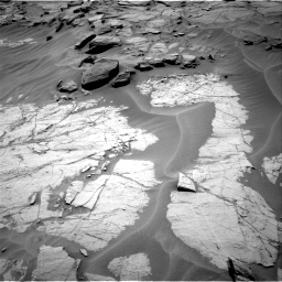 Nasa's Mars rover Curiosity acquired this image using its Right Navigation Camera on Sol 1353, at drive 2006, site number 54