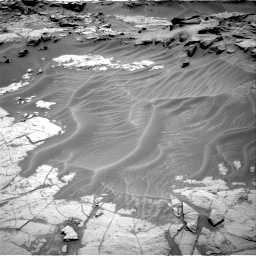 Nasa's Mars rover Curiosity acquired this image using its Right Navigation Camera on Sol 1353, at drive 2030, site number 54