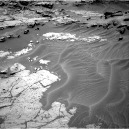 Nasa's Mars rover Curiosity acquired this image using its Right Navigation Camera on Sol 1353, at drive 2036, site number 54