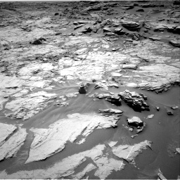 Nasa's Mars rover Curiosity acquired this image using its Right Navigation Camera on Sol 1353, at drive 2066, site number 54