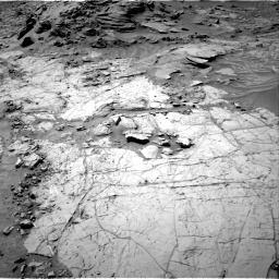 Nasa's Mars rover Curiosity acquired this image using its Right Navigation Camera on Sol 1353, at drive 2150, site number 54