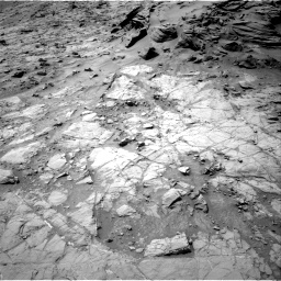 Nasa's Mars rover Curiosity acquired this image using its Right Navigation Camera on Sol 1353, at drive 2168, site number 54