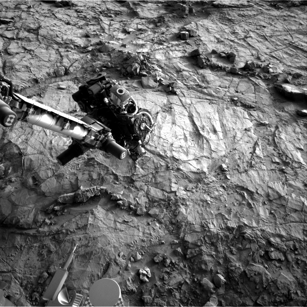 Nasa's Mars rover Curiosity acquired this image using its Right Navigation Camera on Sol 1355, at drive 2202, site number 54