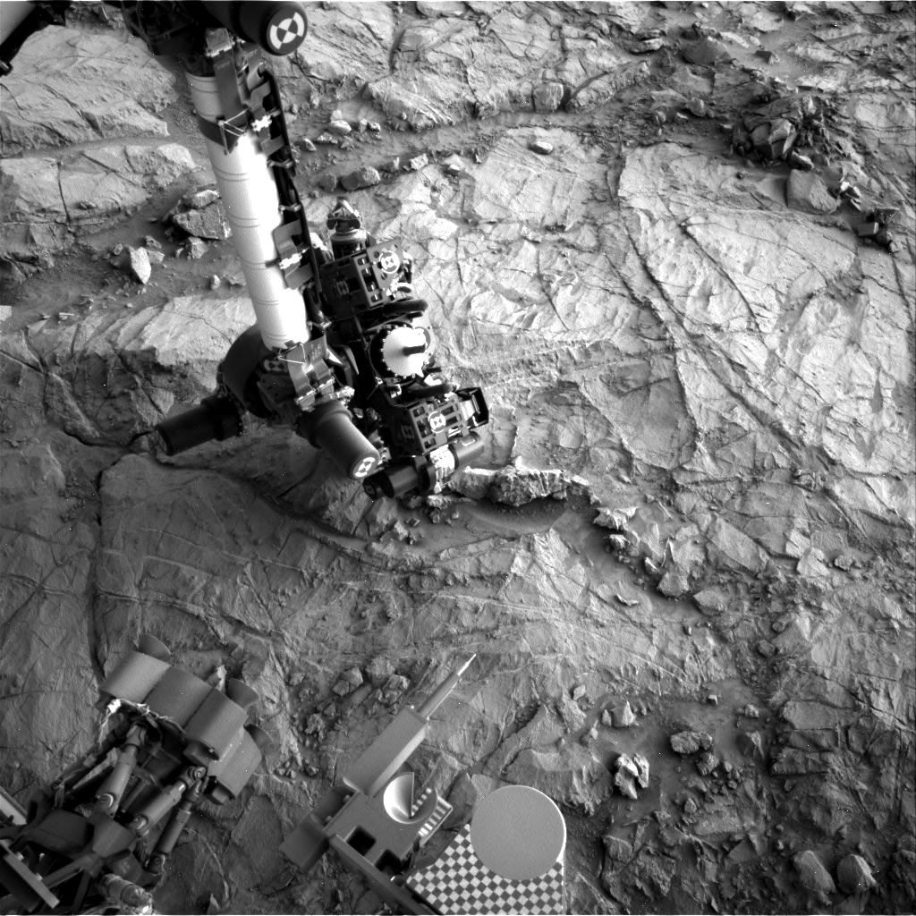 Nasa's Mars rover Curiosity acquired this image using its Right Navigation Camera on Sol 1355, at drive 2202, site number 54