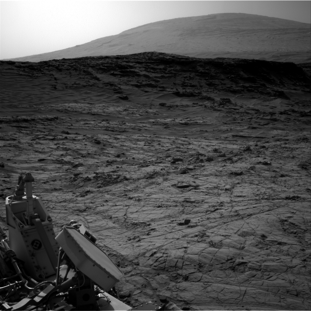Nasa's Mars rover Curiosity acquired this image using its Right Navigation Camera on Sol 1356, at drive 2202, site number 54