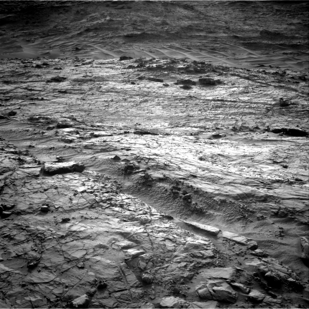 Nasa's Mars rover Curiosity acquired this image using its Right Navigation Camera on Sol 1356, at drive 2202, site number 54
