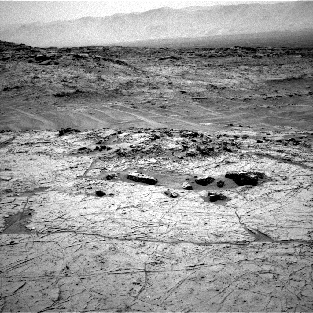 Nasa's Mars rover Curiosity acquired this image using its Left Navigation Camera on Sol 1357, at drive 2262, site number 54