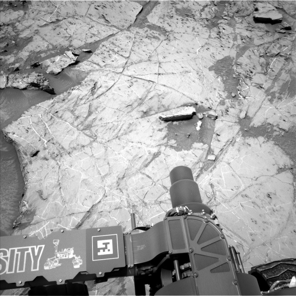 Nasa's Mars rover Curiosity acquired this image using its Left Navigation Camera on Sol 1357, at drive 2280, site number 54