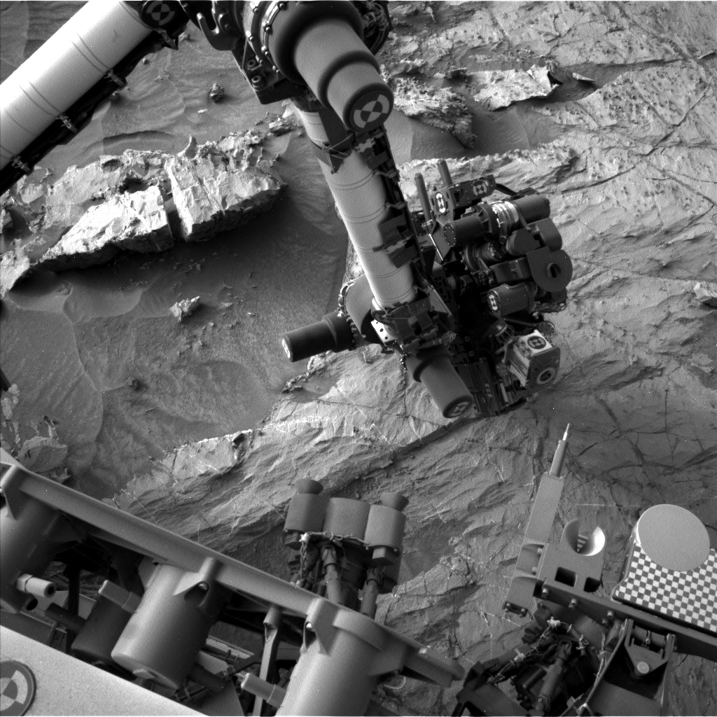 Nasa's Mars rover Curiosity acquired this image using its Left Navigation Camera on Sol 1358, at drive 2280, site number 54
