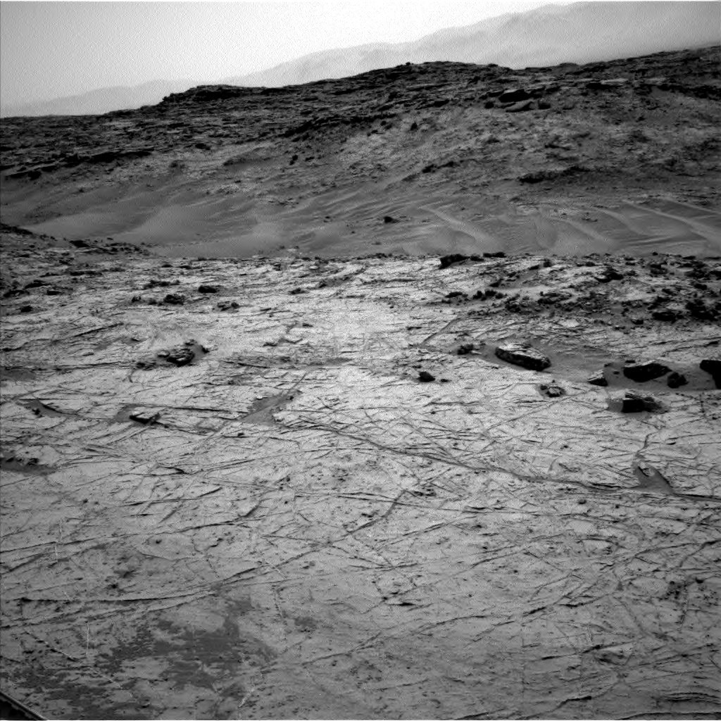 Nasa's Mars rover Curiosity acquired this image using its Left Navigation Camera on Sol 1360, at drive 2280, site number 54