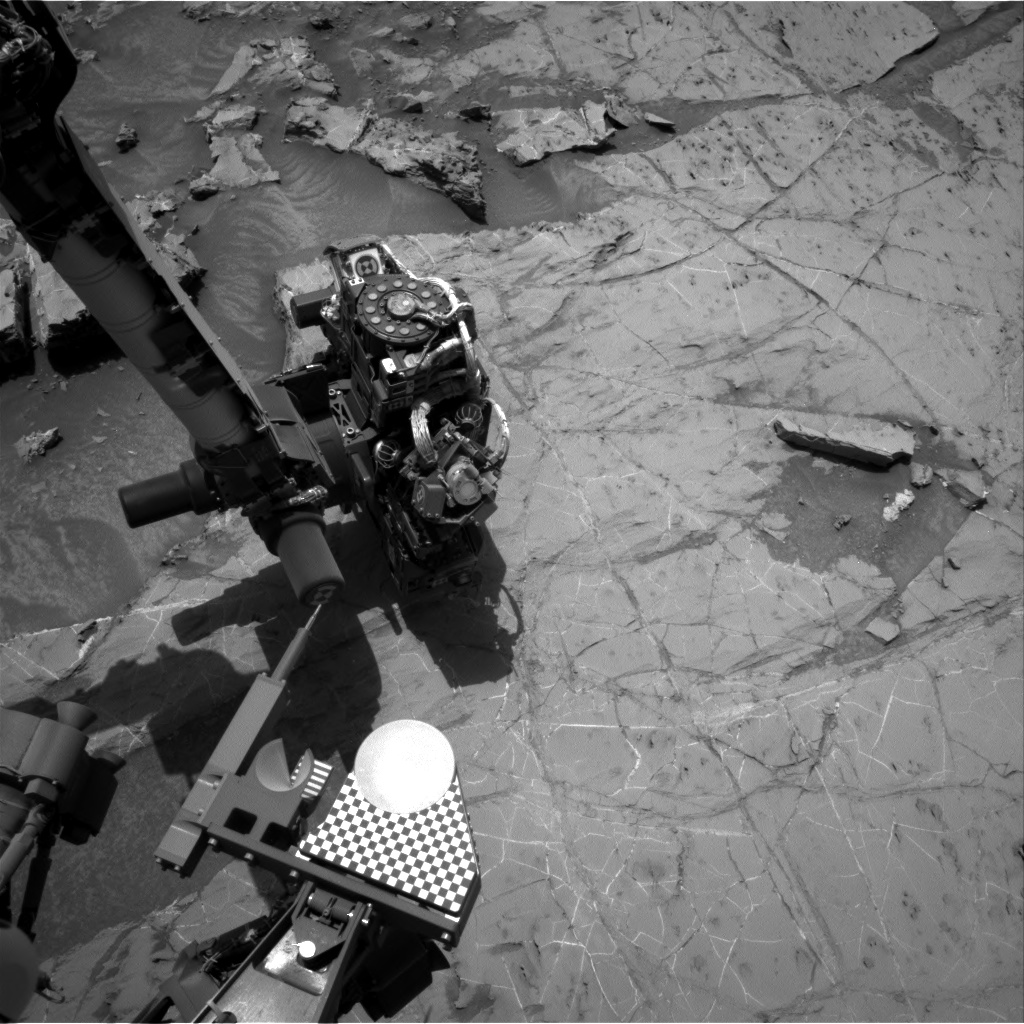 Nasa's Mars rover Curiosity acquired this image using its Right Navigation Camera on Sol 1361, at drive 2280, site number 54