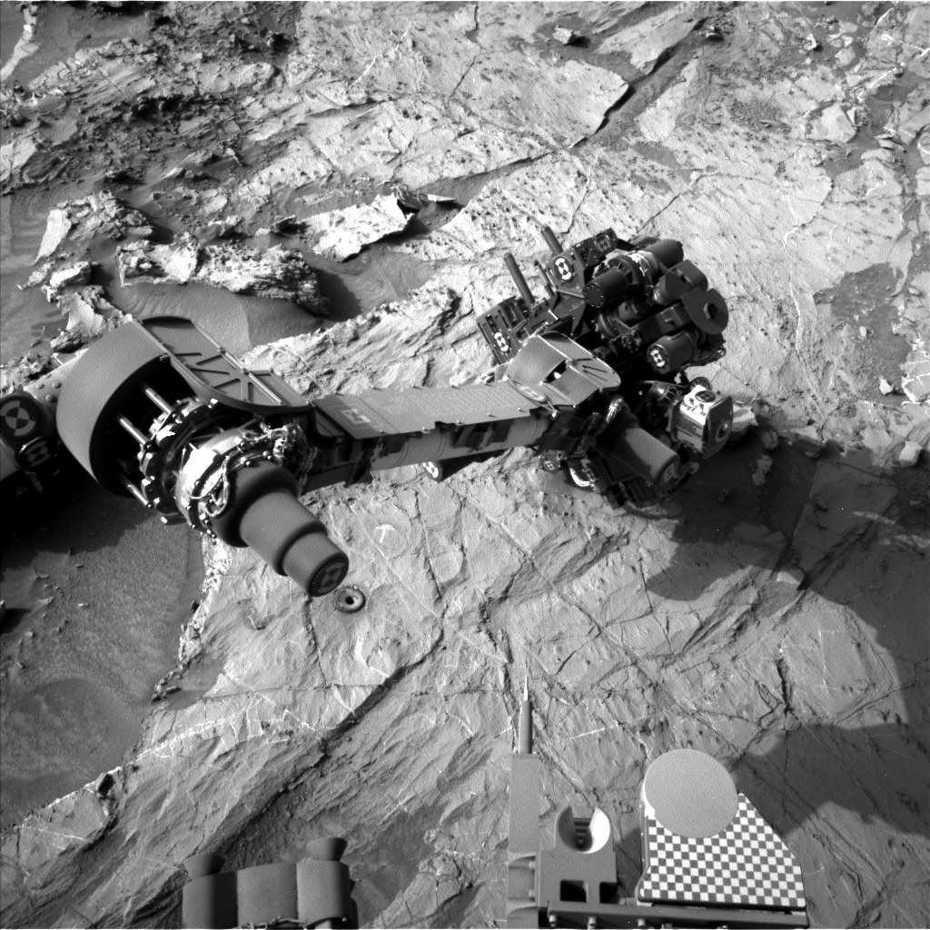 Nasa's Mars rover Curiosity acquired this image using its Left Navigation Camera on Sol 1368, at drive 2280, site number 54