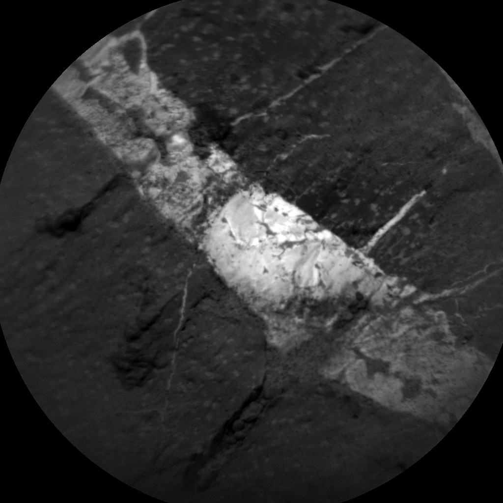 Nasa's Mars rover Curiosity acquired this image using its Chemistry & Camera (ChemCam) on Sol 1368, at drive 2280, site number 54