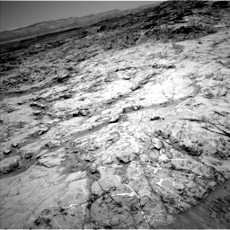 Nasa's Mars rover Curiosity acquired this image using its Left Navigation Camera on Sol 1369, at drive 2286, site number 54