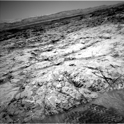 Nasa's Mars rover Curiosity acquired this image using its Left Navigation Camera on Sol 1369, at drive 2292, site number 54