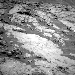 Nasa's Mars rover Curiosity acquired this image using its Left Navigation Camera on Sol 1369, at drive 2340, site number 54