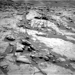 Nasa's Mars rover Curiosity acquired this image using its Left Navigation Camera on Sol 1369, at drive 2346, site number 54