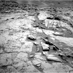 Nasa's Mars rover Curiosity acquired this image using its Left Navigation Camera on Sol 1369, at drive 2352, site number 54