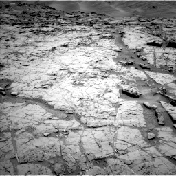 Nasa's Mars rover Curiosity acquired this image using its Left Navigation Camera on Sol 1369, at drive 2358, site number 54