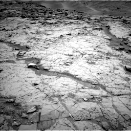 Nasa's Mars rover Curiosity acquired this image using its Left Navigation Camera on Sol 1369, at drive 2364, site number 54