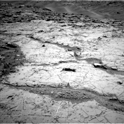 Nasa's Mars rover Curiosity acquired this image using its Left Navigation Camera on Sol 1369, at drive 2376, site number 54
