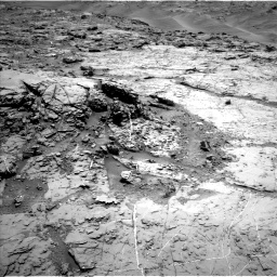 Nasa's Mars rover Curiosity acquired this image using its Left Navigation Camera on Sol 1369, at drive 2388, site number 54