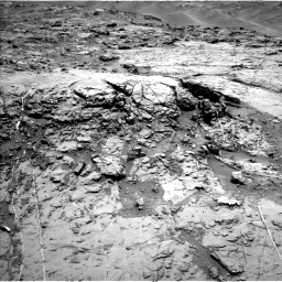 Nasa's Mars rover Curiosity acquired this image using its Left Navigation Camera on Sol 1369, at drive 2394, site number 54