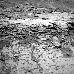 Nasa's Mars rover Curiosity acquired this image using its Left Navigation Camera on Sol 1369, at drive 2400, site number 54