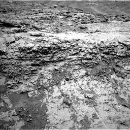 Nasa's Mars rover Curiosity acquired this image using its Left Navigation Camera on Sol 1369, at drive 2406, site number 54