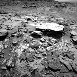 Nasa's Mars rover Curiosity acquired this image using its Left Navigation Camera on Sol 1369, at drive 2430, site number 54