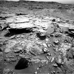 Nasa's Mars rover Curiosity acquired this image using its Left Navigation Camera on Sol 1369, at drive 2436, site number 54