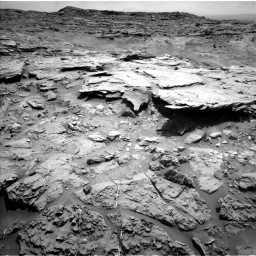 Nasa's Mars rover Curiosity acquired this image using its Left Navigation Camera on Sol 1369, at drive 2448, site number 54