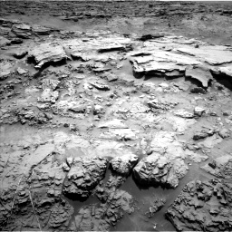 Nasa's Mars rover Curiosity acquired this image using its Left Navigation Camera on Sol 1369, at drive 2460, site number 54