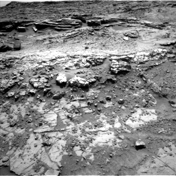 Nasa's Mars rover Curiosity acquired this image using its Left Navigation Camera on Sol 1369, at drive 2490, site number 54