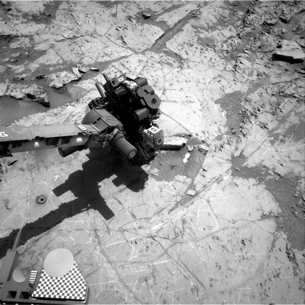 Nasa's Mars rover Curiosity acquired this image using its Right Navigation Camera on Sol 1369, at drive 2280, site number 54