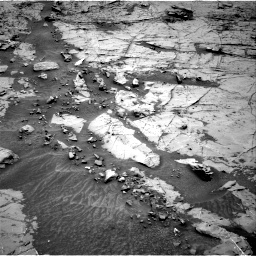 Nasa's Mars rover Curiosity acquired this image using its Right Navigation Camera on Sol 1369, at drive 2322, site number 54