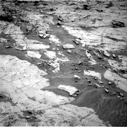 Nasa's Mars rover Curiosity acquired this image using its Right Navigation Camera on Sol 1369, at drive 2334, site number 54