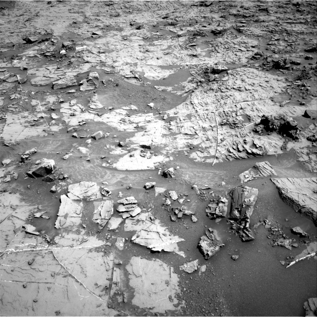 Nasa's Mars rover Curiosity acquired this image using its Right Navigation Camera on Sol 1369, at drive 2472, site number 54