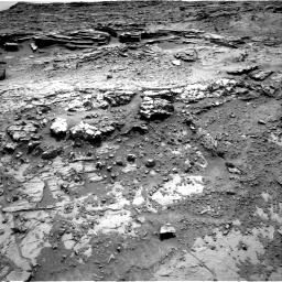 Nasa's Mars rover Curiosity acquired this image using its Right Navigation Camera on Sol 1369, at drive 2490, site number 54