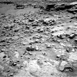 Nasa's Mars rover Curiosity acquired this image using its Left Navigation Camera on Sol 1371, at drive 2556, site number 54