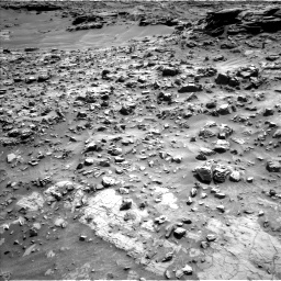 Nasa's Mars rover Curiosity acquired this image using its Left Navigation Camera on Sol 1371, at drive 2562, site number 54
