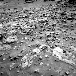 Nasa's Mars rover Curiosity acquired this image using its Left Navigation Camera on Sol 1371, at drive 2568, site number 54