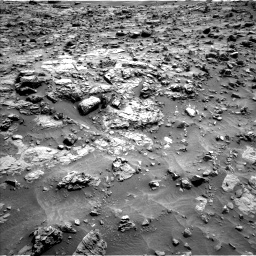 Nasa's Mars rover Curiosity acquired this image using its Left Navigation Camera on Sol 1371, at drive 2580, site number 54