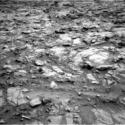 Nasa's Mars rover Curiosity acquired this image using its Left Navigation Camera on Sol 1371, at drive 2640, site number 54