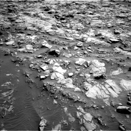 Nasa's Mars rover Curiosity acquired this image using its Left Navigation Camera on Sol 1371, at drive 2664, site number 54