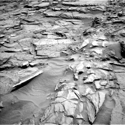 Nasa's Mars rover Curiosity acquired this image using its Left Navigation Camera on Sol 1371, at drive 2766, site number 54
