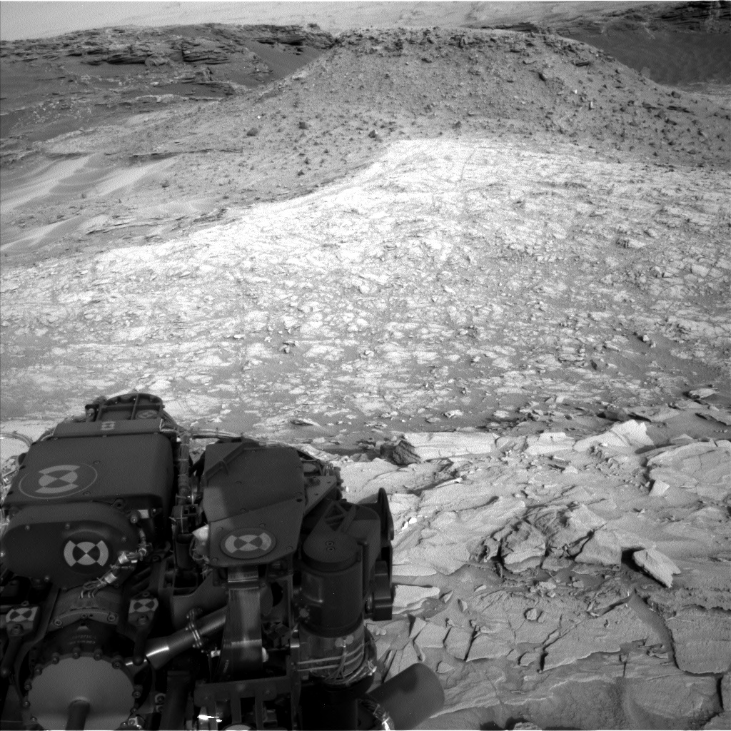 Nasa's Mars rover Curiosity acquired this image using its Left Navigation Camera on Sol 1371, at drive 2784, site number 54