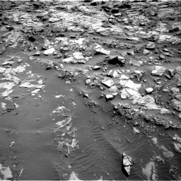 Nasa's Mars rover Curiosity acquired this image using its Right Navigation Camera on Sol 1371, at drive 2670, site number 54