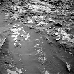 Nasa's Mars rover Curiosity acquired this image using its Right Navigation Camera on Sol 1371, at drive 2676, site number 54